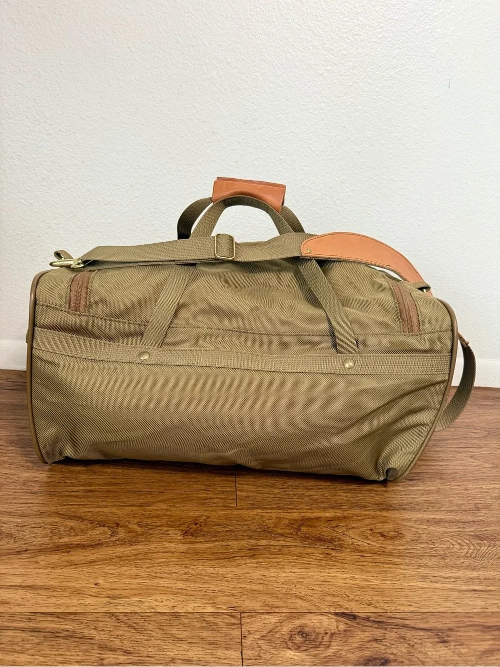 Hartmann Vintage Tan Ballistic Nylon Duffel/Weekender Bag